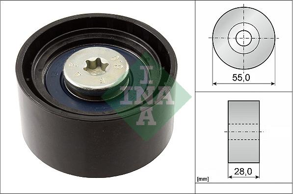 INA 532 0556 10 - Паразитна / водеща ролка, пистов ремък vvparts.bg