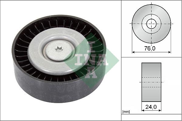 INA 532 0558 10 - Паразитна / водеща ролка, пистов ремък vvparts.bg