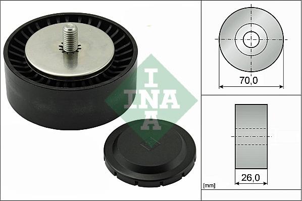 INA 532 0553 10 - Паразитна / водеща ролка, пистов ремък vvparts.bg