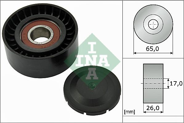 INA 532 0557 10 - Паразитна / водеща ролка, пистов ремък vvparts.bg