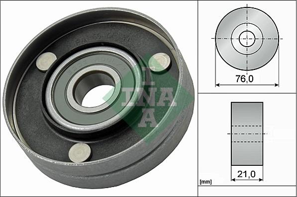 INA 532 0567 10 - Паразитна / водеща ролка, пистов ремък vvparts.bg