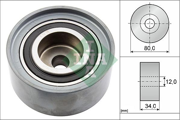 INA 532 0527 10 - Паразитна / водеща ролка, зъбен ремък vvparts.bg