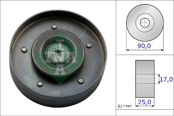 INA 532 0694 10 - Паразитна / водеща ролка, пистов ремък vvparts.bg