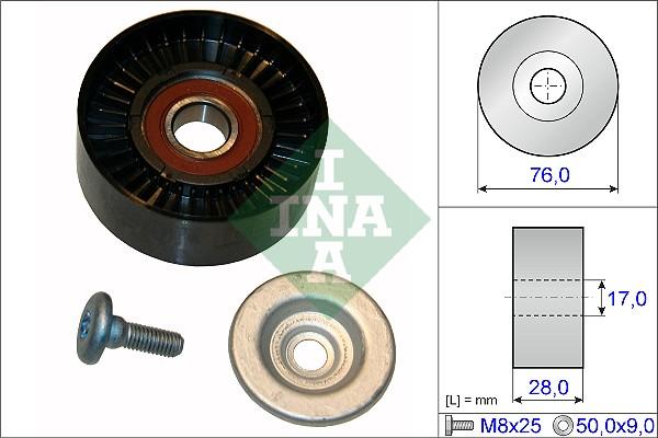 INA 532 0648 10 - Паразитна / водеща ролка, пистов ремък vvparts.bg