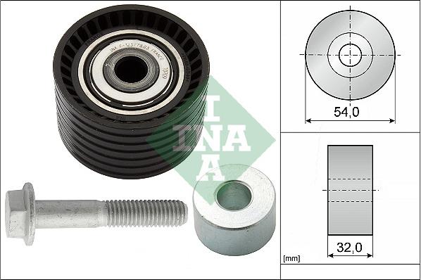 INA 532 0654 10 - Паразитна / водеща ролка, зъбен ремък vvparts.bg