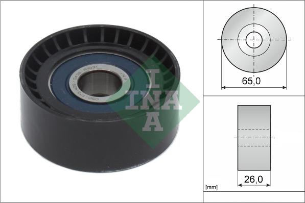 INA 532 0666 10 - Паразитна / водеща ролка, пистов ремък vvparts.bg