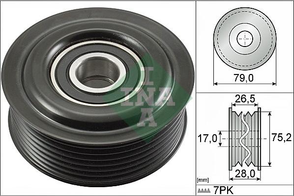 INA 532 0609 10 - Паразитна / водеща ролка, пистов ремък vvparts.bg