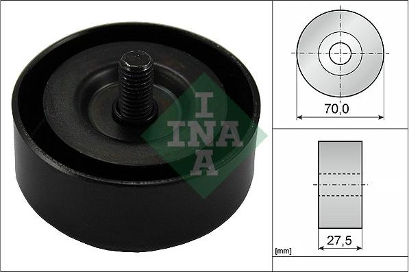 INA 532 0606 10 - Паразитна / водеща ролка, пистов ремък vvparts.bg