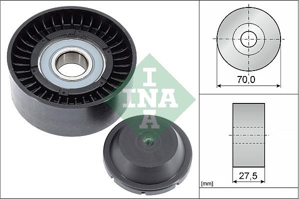 INA 532 0610 10 - Паразитна / водеща ролка, пистов ремък vvparts.bg