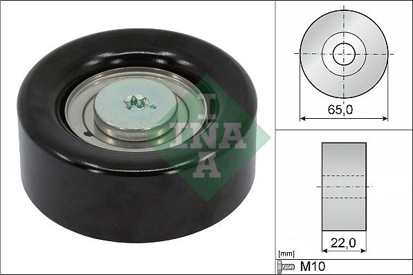 INA 532 0639 10 - Паразитна / водеща ролка, пистов ремък vvparts.bg