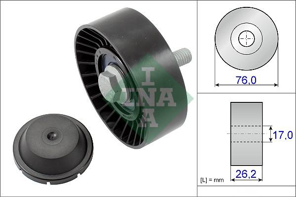 INA 532 0632 10 - Паразитна / водеща ролка, пистов ремък vvparts.bg