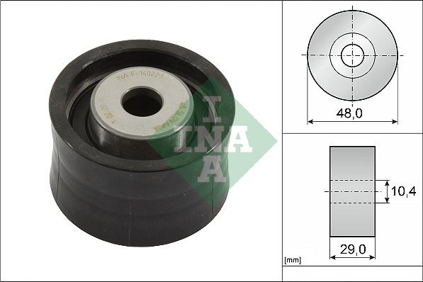 INA 532 0093 10 - Паразитна / водеща ролка, зъбен ремък vvparts.bg