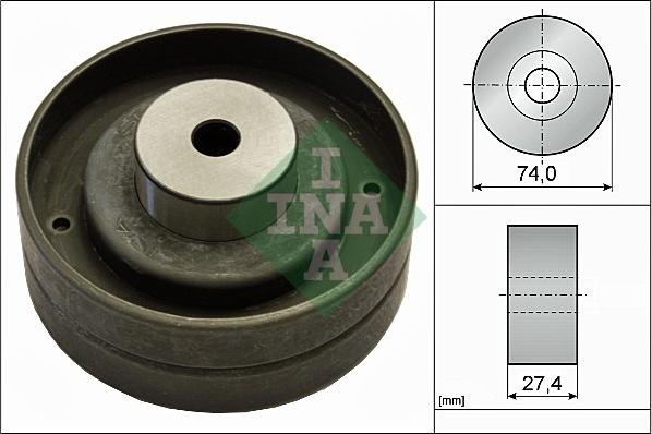 INA 532 0051 10 - Паразитна / водеща ролка, зъбен ремък vvparts.bg