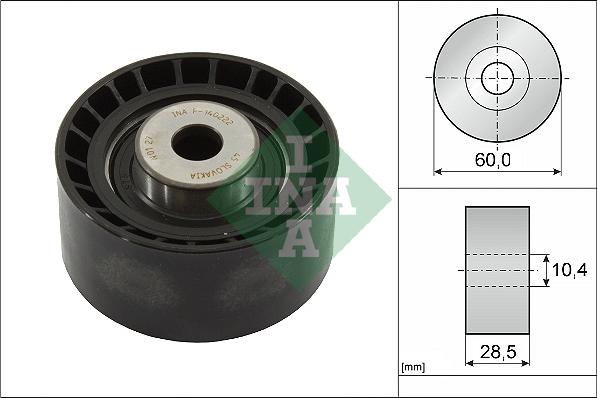 INA 532 0016 10 - Паразитна / водеща ролка, пистов ремък vvparts.bg