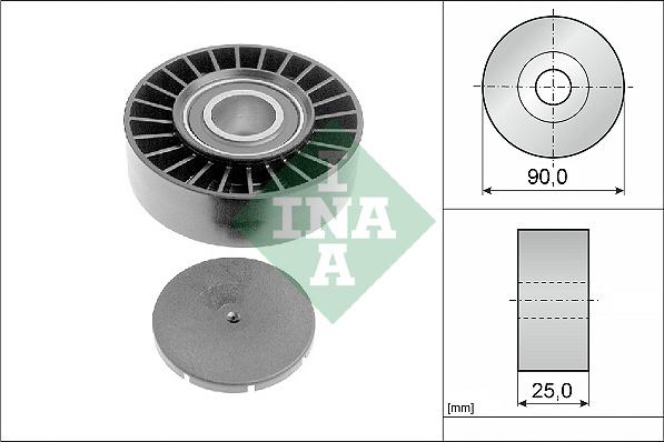 INA 532 0169 10 - Паразитна / водеща ролка, пистов ремък vvparts.bg