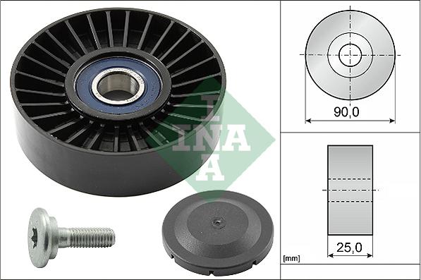 INA 532 0138 10 - Паразитна / водеща ролка, пистов ремък vvparts.bg