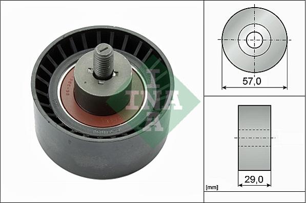 INA 532 0120 10 - Паразитна / водеща ролка, зъбен ремък vvparts.bg