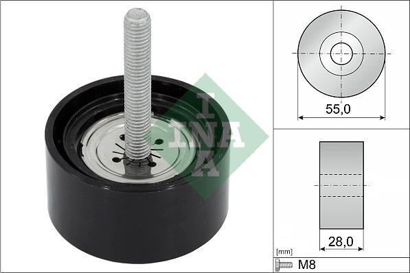 INA 532 0869 10 - Паразитна / водеща ролка, пистов ремък vvparts.bg