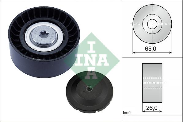 INA 532 0804 10 - Паразитна / водеща ролка, пистов ремък vvparts.bg