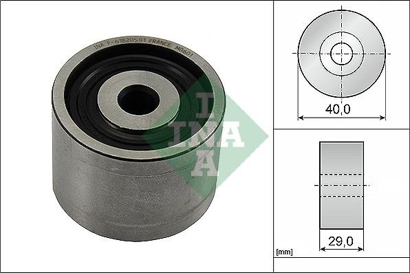 INA 532 0828 10 - Паразитна / водеща ролка, зъбен ремък vvparts.bg