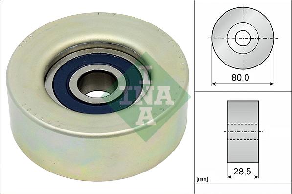 INA 532 0873 20 - Паразитна / водеща ролка, пистов ремък vvparts.bg