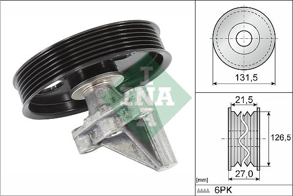 INA 532 0354 10 - Паразитна / водеща ролка, пистов ремък vvparts.bg