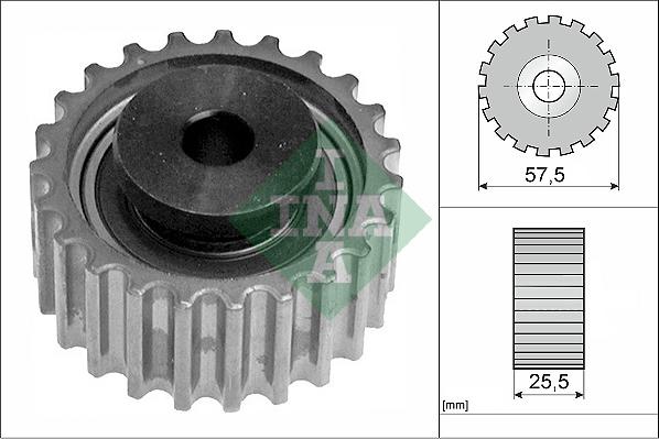 INA 532 0387 20 - Паразитна / водеща ролка, зъбен ремък vvparts.bg