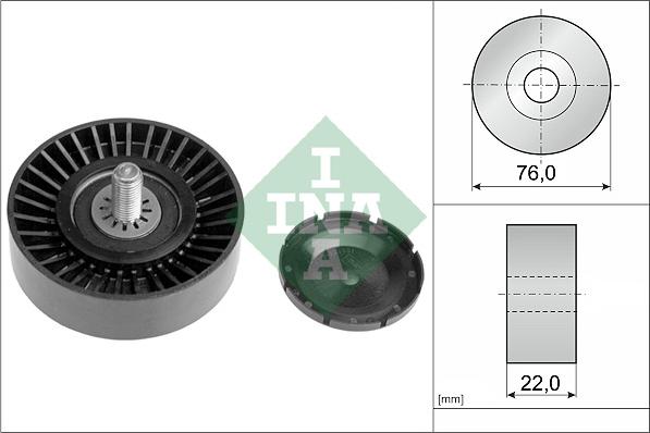 INA 532 0323 10 - Паразитна / водеща ролка, пистов ремък vvparts.bg