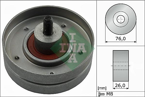 INA 532 0252 30 - Паразитна / водеща ролка, пистов ремък vvparts.bg