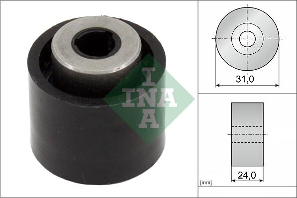 INA 532 0750 10 - Паразитна / водеща ролка, зъбен ремък vvparts.bg