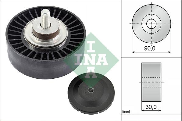 INA 532 0752 10 - Паразитна / водеща ролка, пистов ремък vvparts.bg