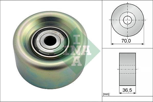 INA 532 0780 10 - Паразитна / водеща ролка, пистов ремък vvparts.bg