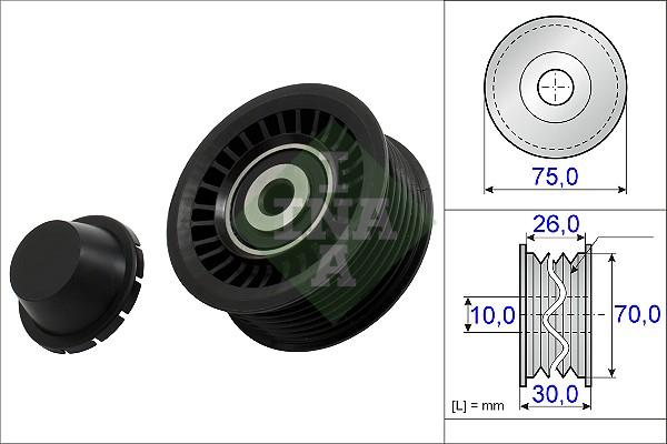 INA 532 0723 10 - Паразитна / водеща ролка, пистов ремък vvparts.bg