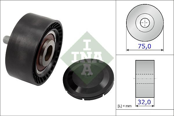 INA 532 0722 10 - Паразитна / водеща ролка, пистов ремък vvparts.bg