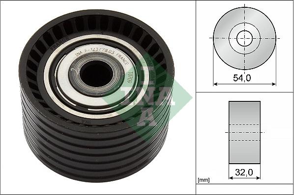 INA 532 0774 10 - Паразитна / водеща ролка, зъбен ремък vvparts.bg