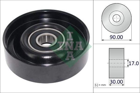 INA 532 1067 10 - Паразитна / водеща ролка, пистов ремък vvparts.bg