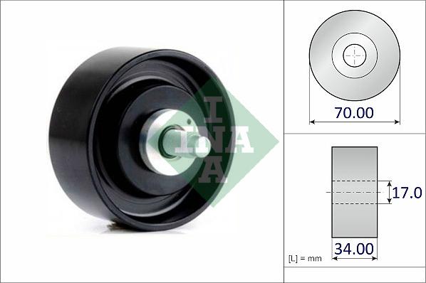 INA 532 1019 10 - Паразитна / водеща ролка, пистов ремък vvparts.bg