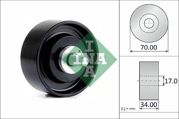 INA 532 1030 10 - Паразитна / водеща ролка, пистов ремък vvparts.bg