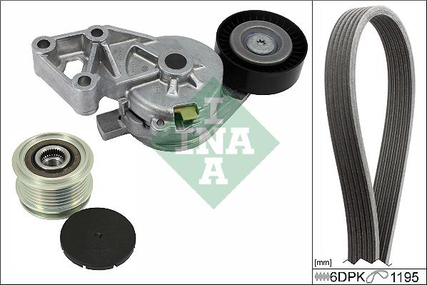 INA 529 0465 20 - Комплект пистов ремък vvparts.bg