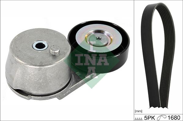 INA 529 0409 10 - Комплект пистов ремък vvparts.bg