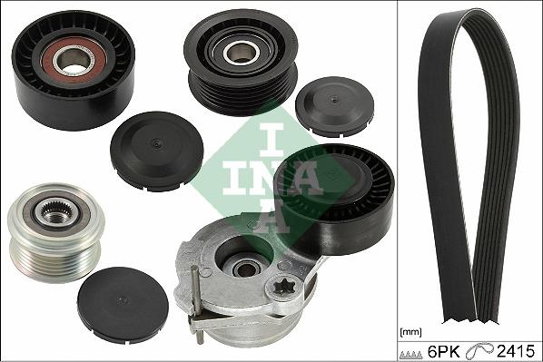 INA 529 0484 20 - Комплект пистов ремък vvparts.bg