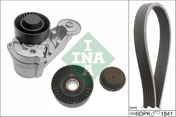 INA 529 0480 10 - Комплект пистов ремък vvparts.bg