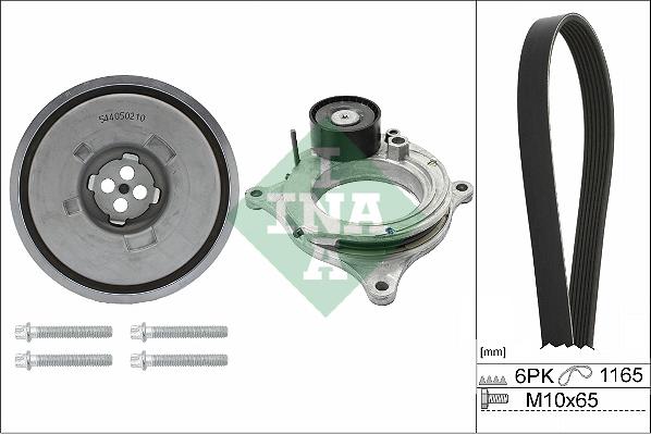 INA 529 0488 20 - Комплект пистов ремък vvparts.bg