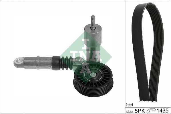 INA 529 0425 10 - Комплект пистов ремък vvparts.bg