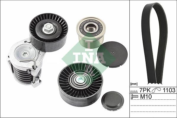 INA 529 0049 20 - Комплект пистов ремък vvparts.bg