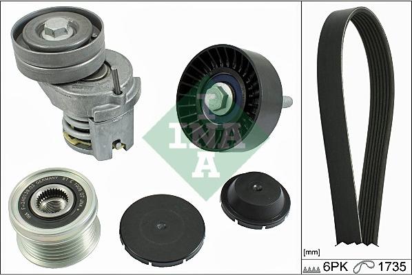 INA 529 0059 10 - Комплект пистов ремък vvparts.bg