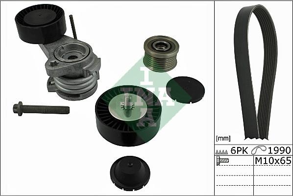 INA 529 0058 10 - Комплект пистов ремък vvparts.bg