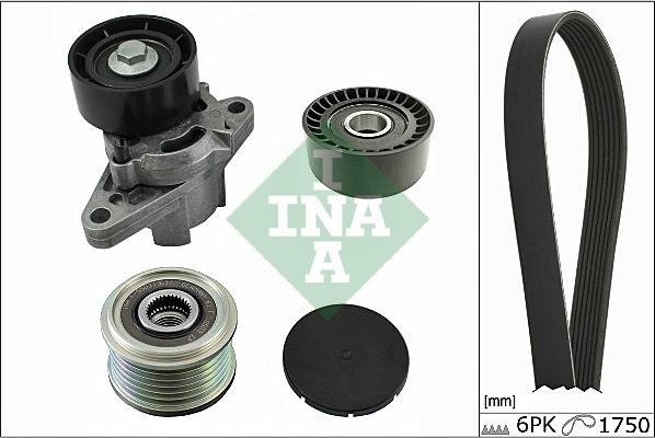 INA 529 0068 10 - Комплект пистов ремък vvparts.bg