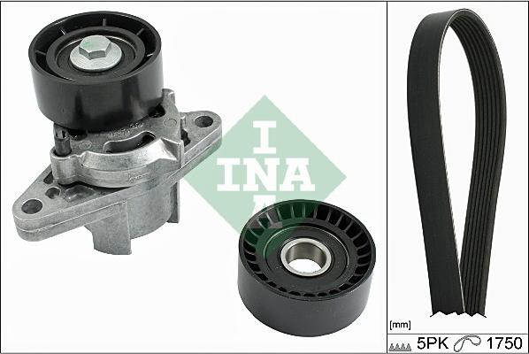 INA 529 0082 10 - Комплект пистов ремък vvparts.bg