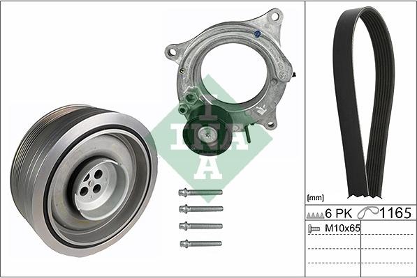 INA 529 0197 10 - Комплект пистов ремък vvparts.bg